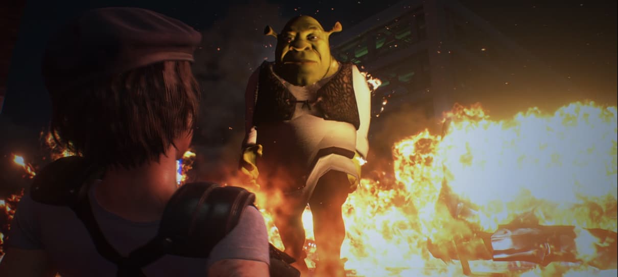 Resident Evil 3 | Mod coloca Shrek no lugar de Nêmesis