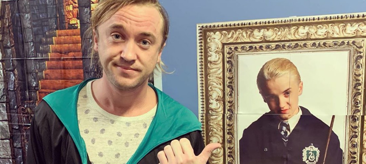 Tom Felton, o Draco Malfoy, se decepciona ao descobrir que não faz parte da Sonserina