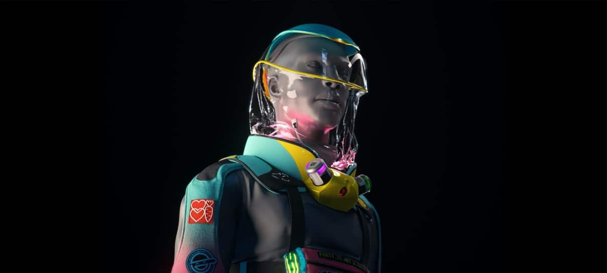 O futuro distópico chegou? Traje estiloso promete proteção em aglomerações