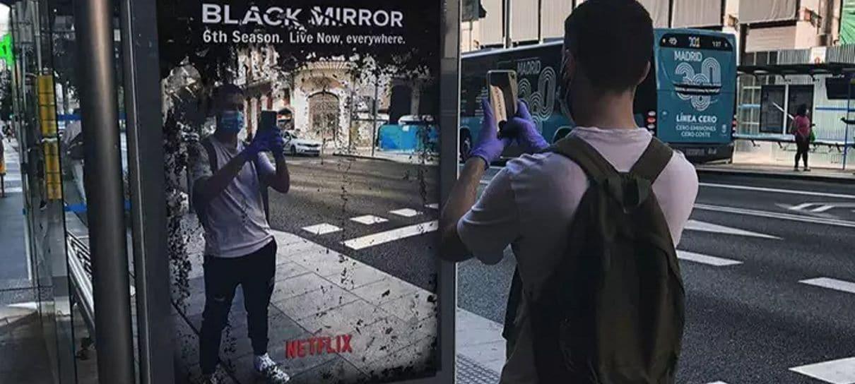 Campanha feita por estudantes diz que Black Mirror está agora "ao vivo, em todo lugar"