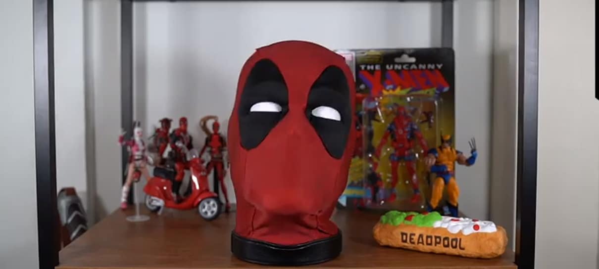 Agora você pode ter uma cabeça falante do Deadpool em tamanho real ...