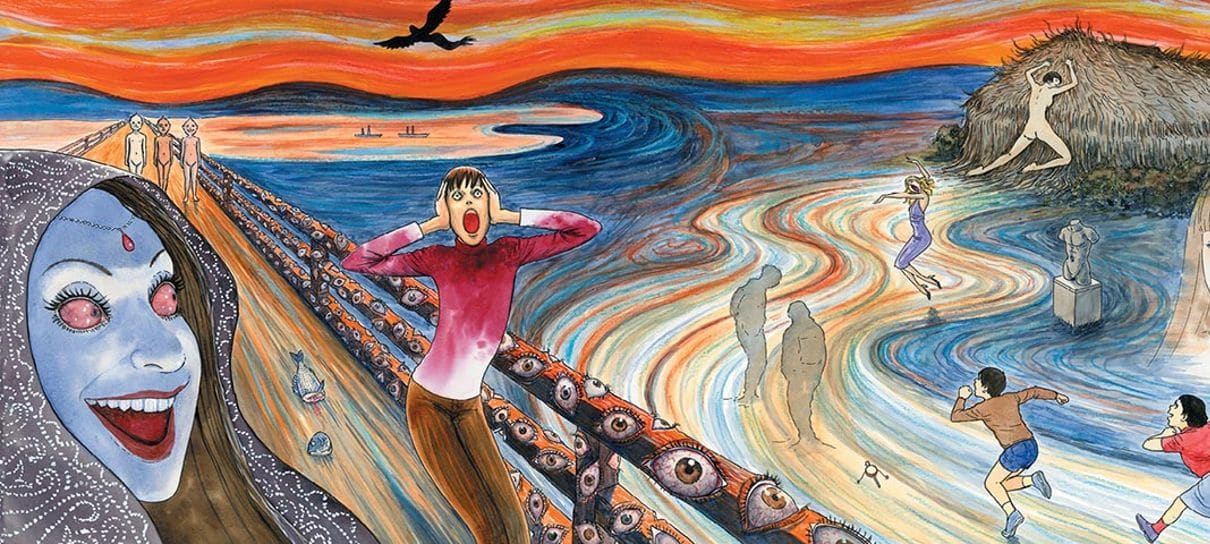 Fragmentos do Horror é um mangá de Junji Ito que mistura o grotesco e o erótico