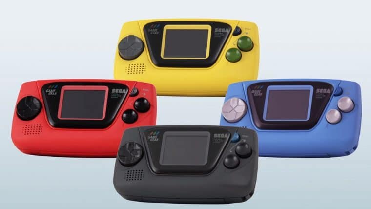 SEGA anuncia Game Gear Micro em quatro cores