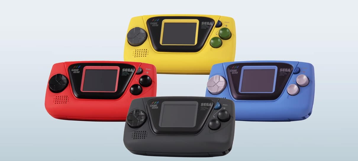 SEGA anuncia Game Gear Micro em quatro cores