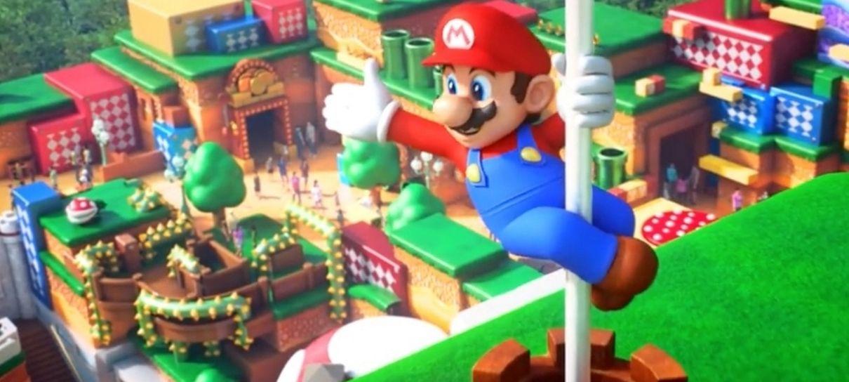Novo vídeo mostra atrações do Super Nintendo World começando a ser testadas