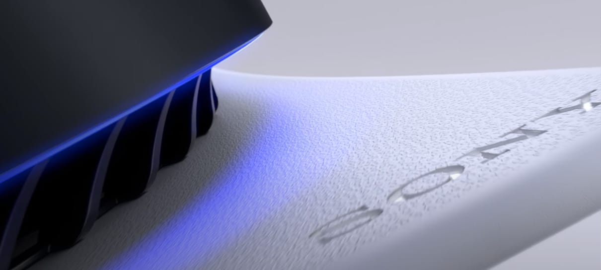 Texturas do PS5 e acessórios estão cobertas pelos símbolos da marca