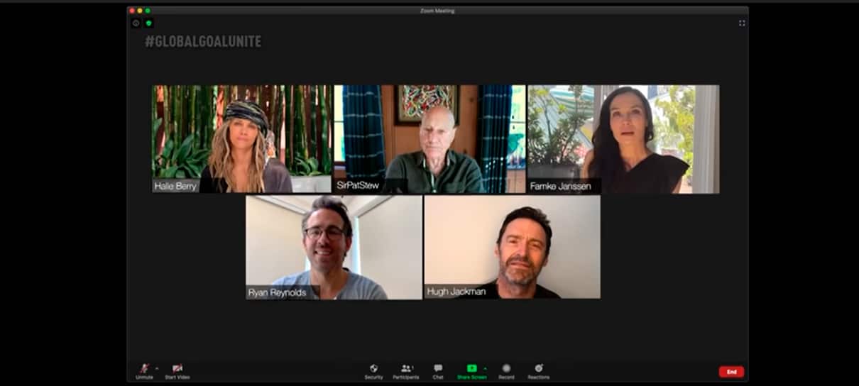 Ryan Reynolds invade reunião online do elenco de X-Men: O Filme