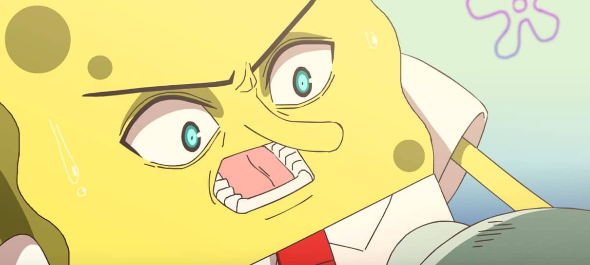 Fã reimagina Bob Esponja como um anime de luta; confira