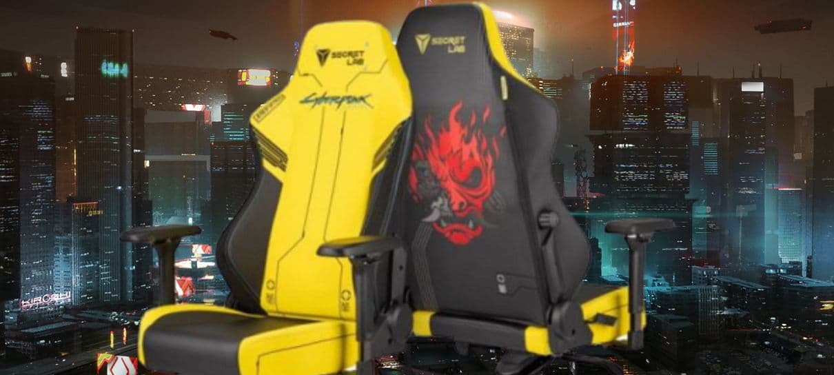 Essa cadeira gamer de Cyberpunk 2077 pode ser sua por US$ 449
