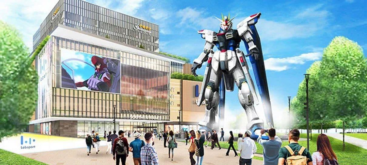 Estátua de Gundam de 18 metros será construída em Xangai