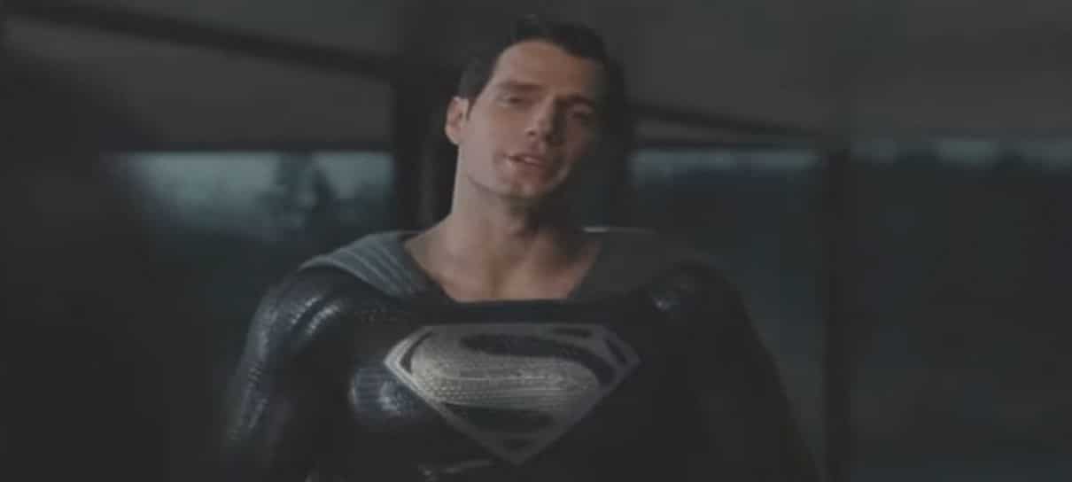 Liga da Justiça | Superman aparece com traje preto em trecho do Snyder Cut; assista