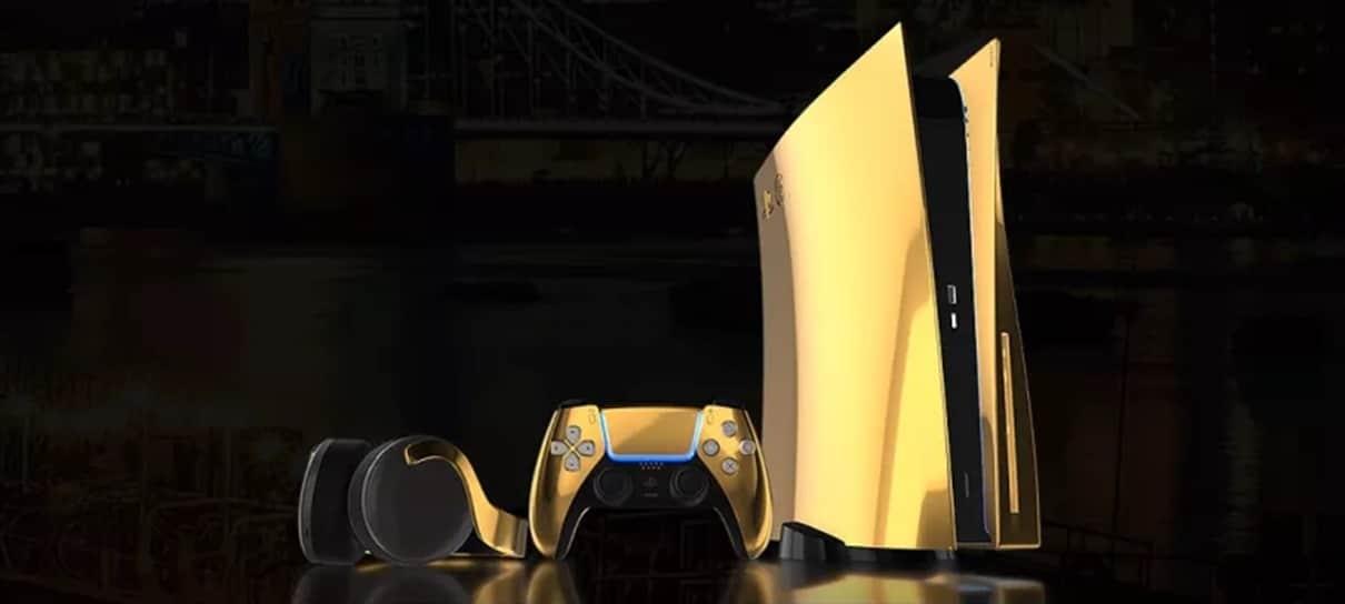 PlayStation 5 terá edição banhada a ouro