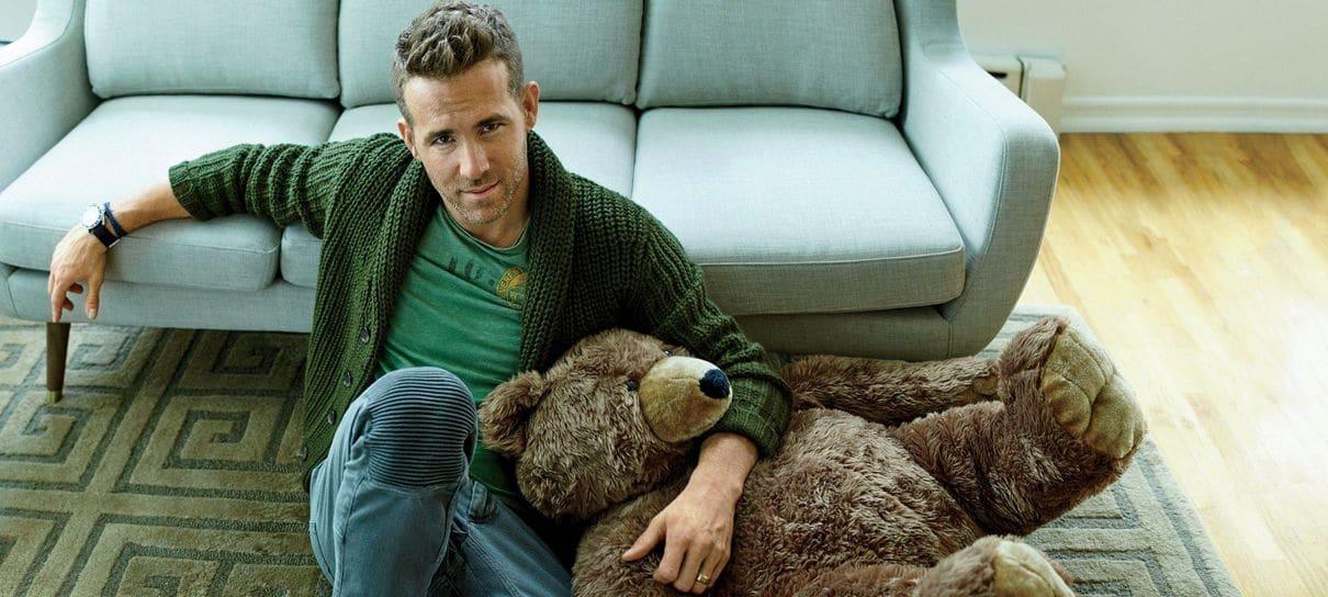 Ryan Reynolds oferece US$ 5 mil de recompensa por ursinho de pelúcia perdido