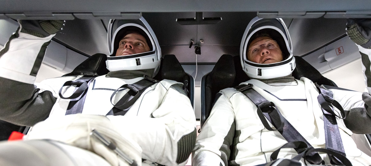 Astronautas do primeiro voo tripulado da SpaceX já tem data para voltar