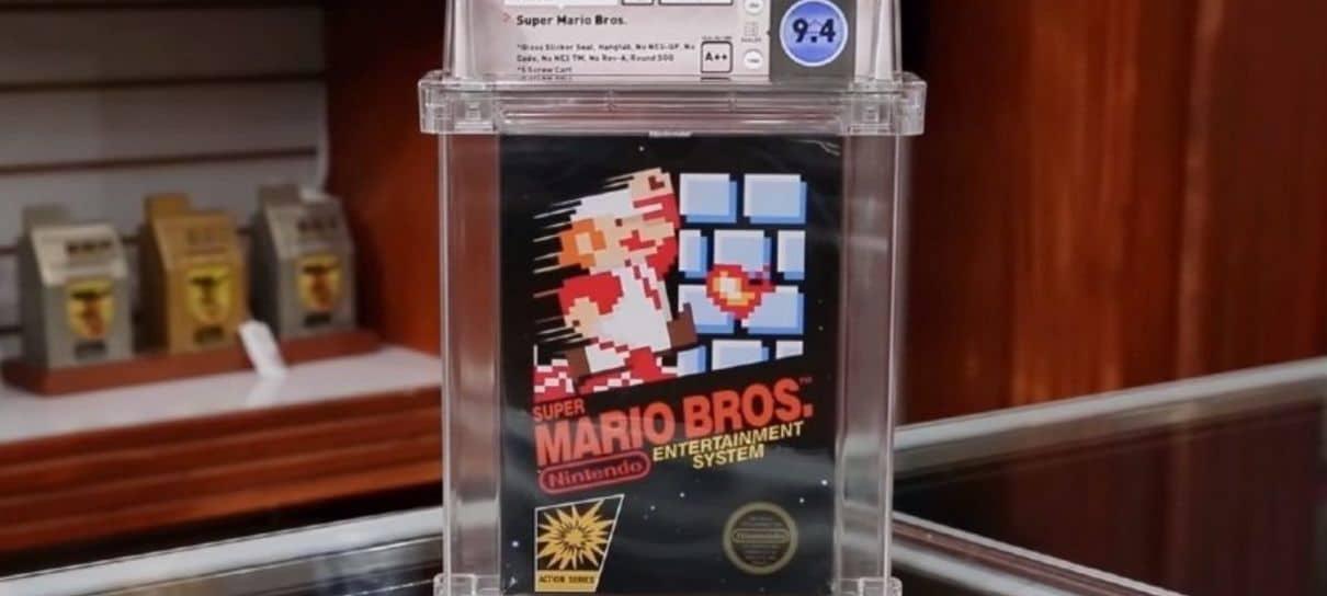 Cópia lacrada de Super Mario Bros. é vendida por US$ 114 mil em leilão