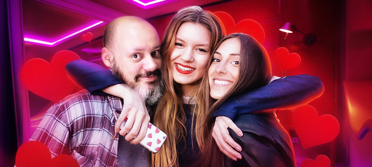A terceira integrante do casal