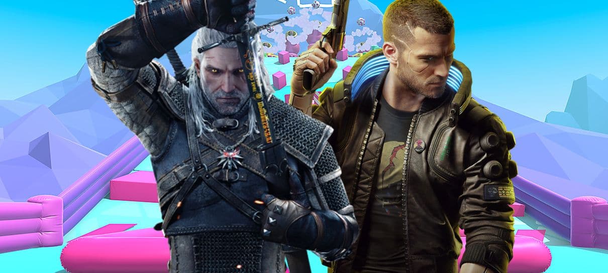 Fall Guys pode ter colaboração com The Witcher e Cyberpunk 2077