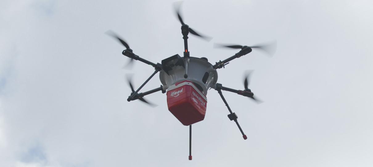 iFood fará testes com drones para otimizar entregas