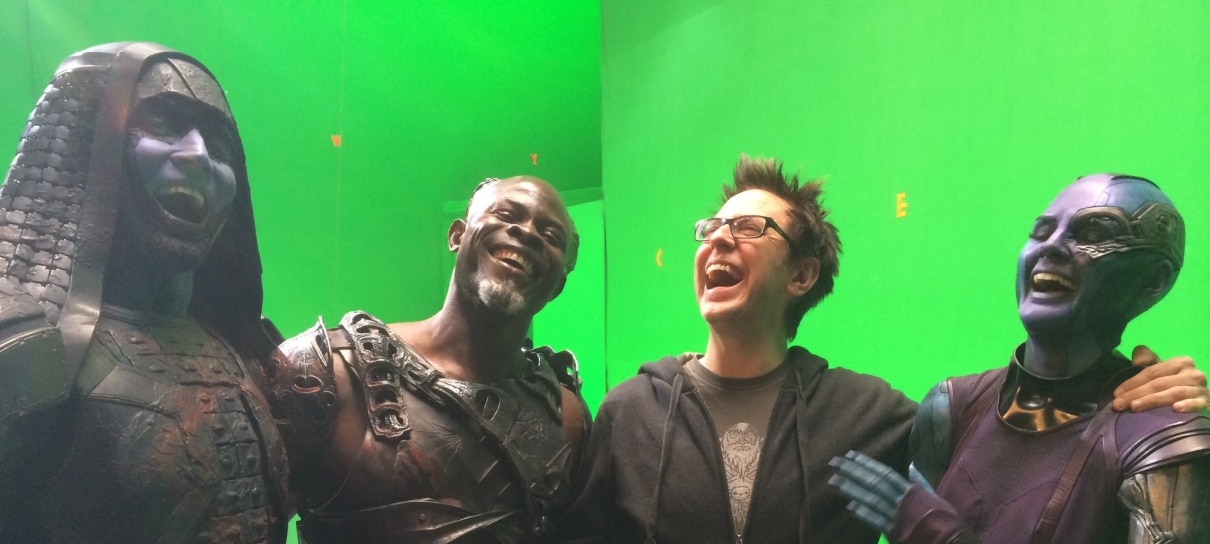 James Gunn comemora 6 anos da estreia de Guardiões da Galáxia com fotos de bastidores