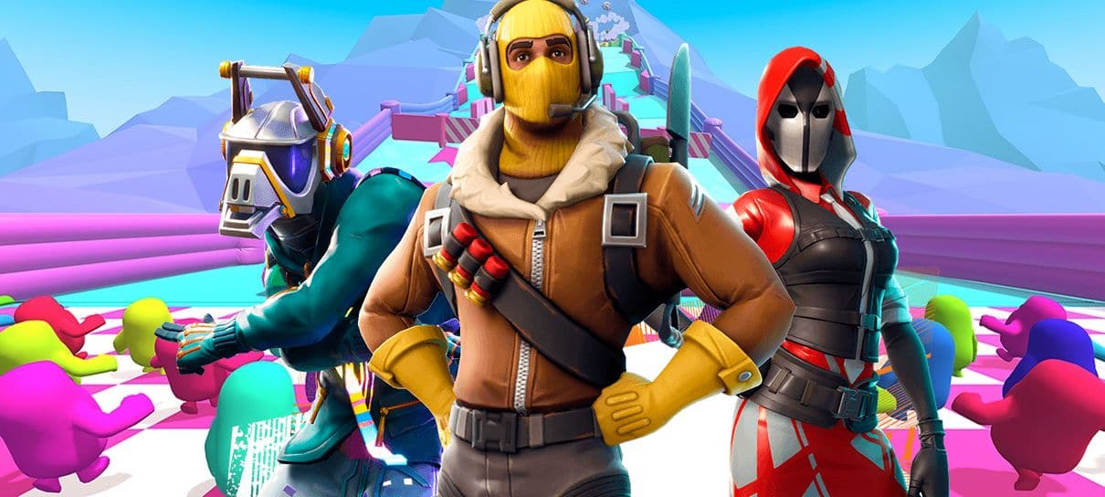 Jogadores estão recriando fases de Fall Guys dentro de Fortnite