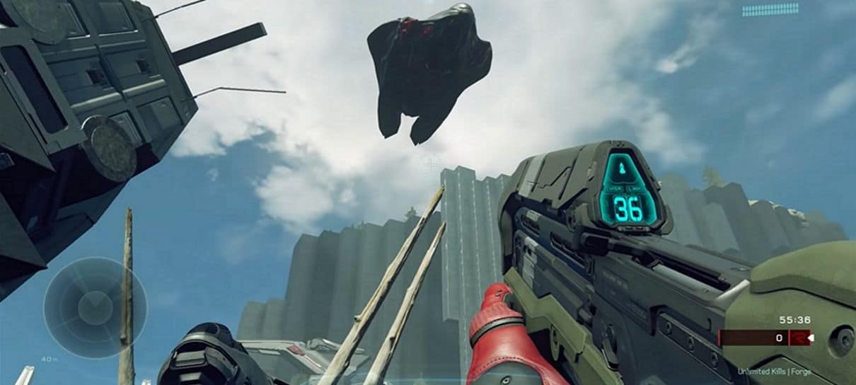 Jogadores recriam demo de Halo Infinite no editor de mapas de Halo 5: Guardians