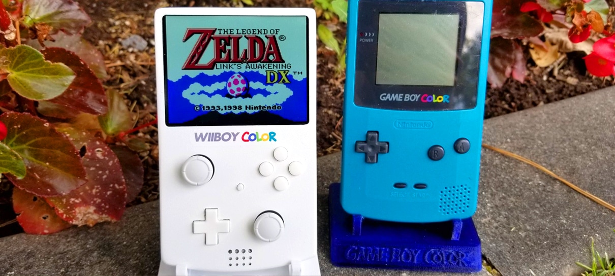 Fã transforma Nintendo Wii em portátil do tamanho do Game Boy Color