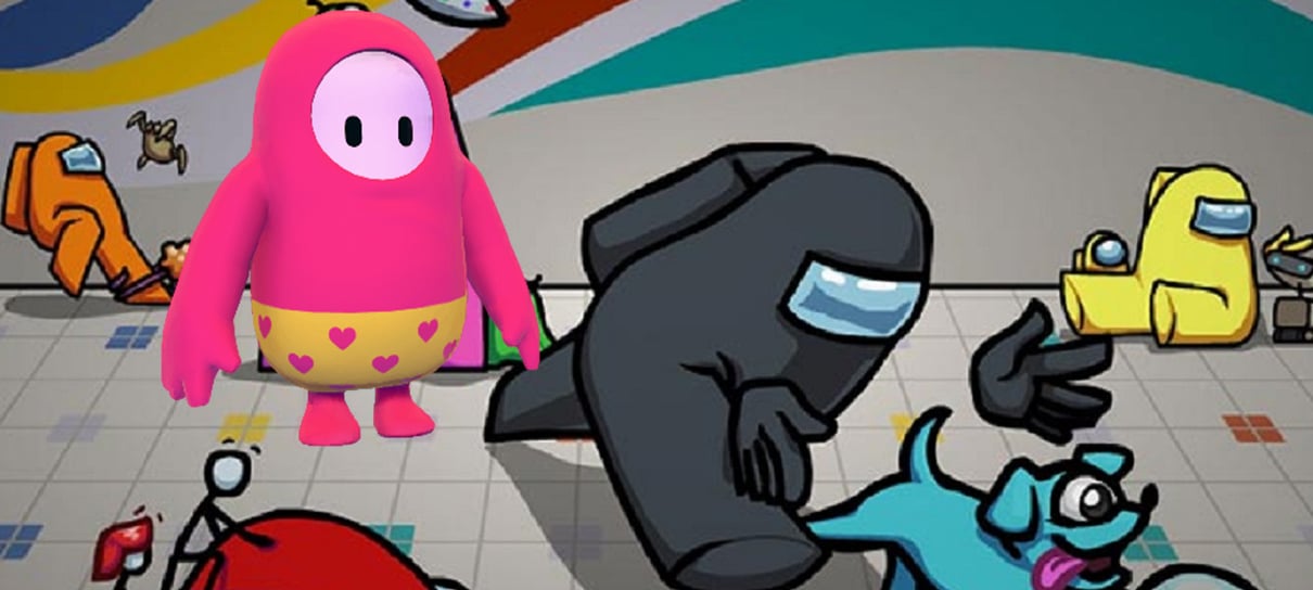 Fall Guys publica tirinha crossover com Among Us e encontra o impostor