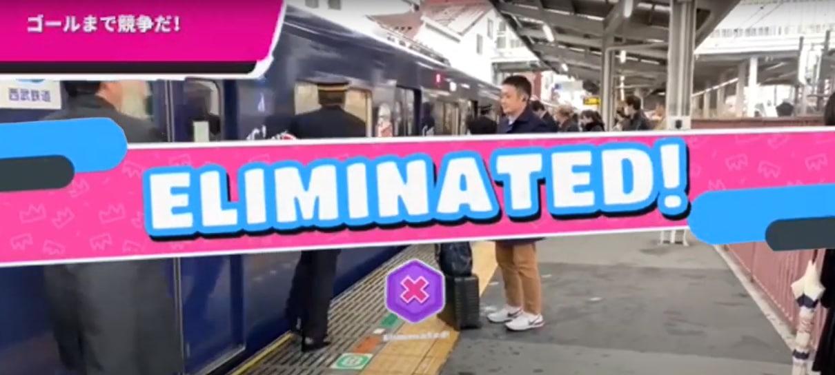 Fall Guys na vida real: vídeo mostra competição para entrar no metrô no Japão