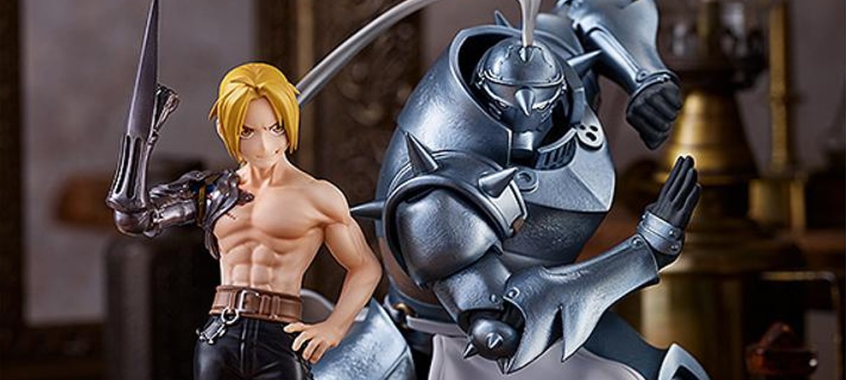 Edward e Alphonse Elric se preparam para a ação em novas figures de Fullmetal Alchemist
