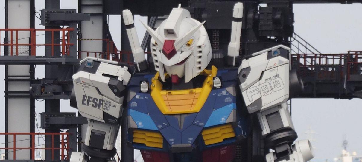 Estátua de Gundam em tamanho real e com movimentos está em fase de testes