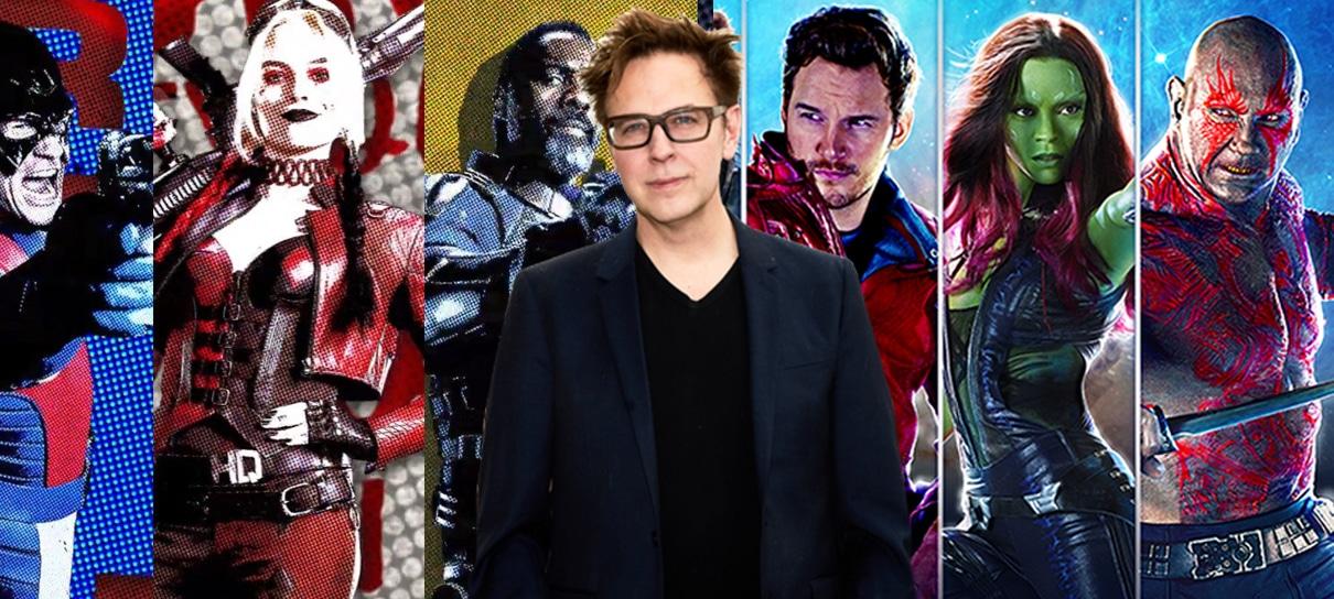 "Não há inimizade por trás das câmeras", diz James Gunn sobre Marvel e DC
