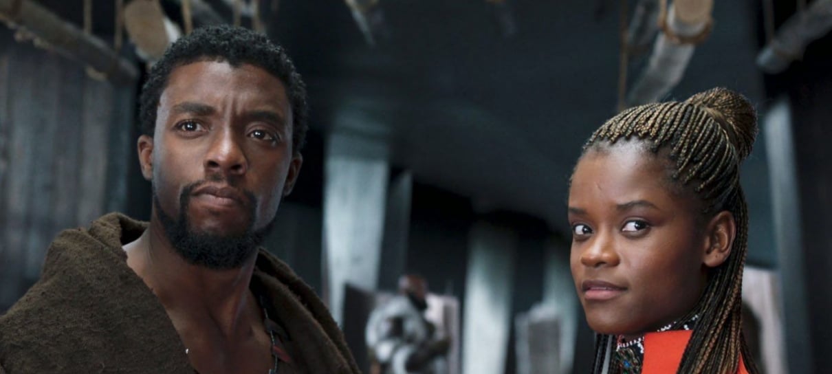 Letitia Wright, a Shuri de Pantera Negra, faz homenagem a Chadwick Boseman