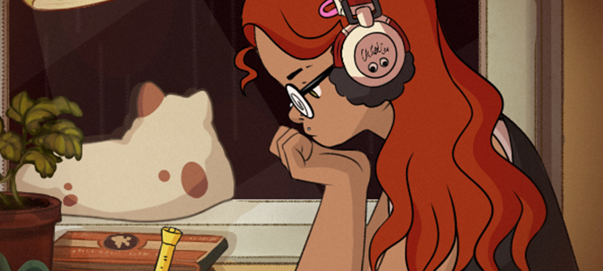 Faça seu próprio estudante que ouve música lo-fi no Picrew