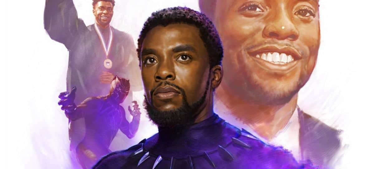 Marvel Studios divulga arte em homenagem a Chadwick Boseman