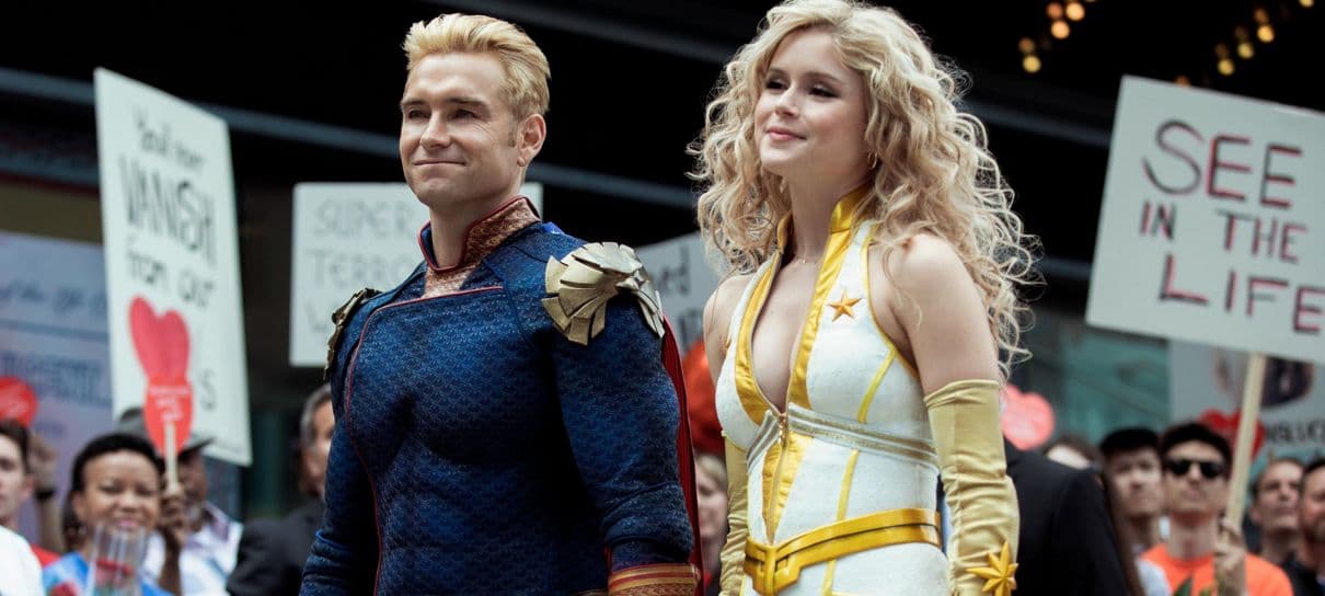 The Boys | Homelander não está feliz com as notas baixas da série em vídeo zoeiro