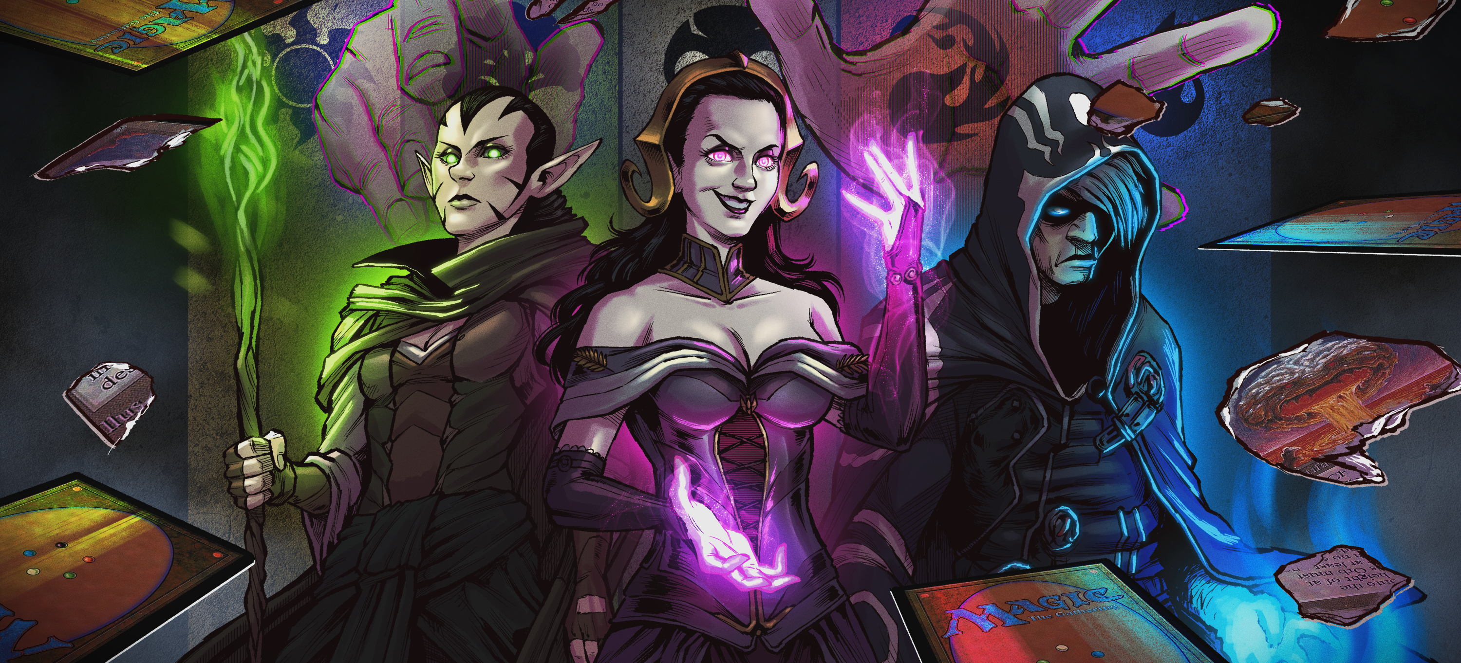 Capa do episódio Manas, decks e Magic!