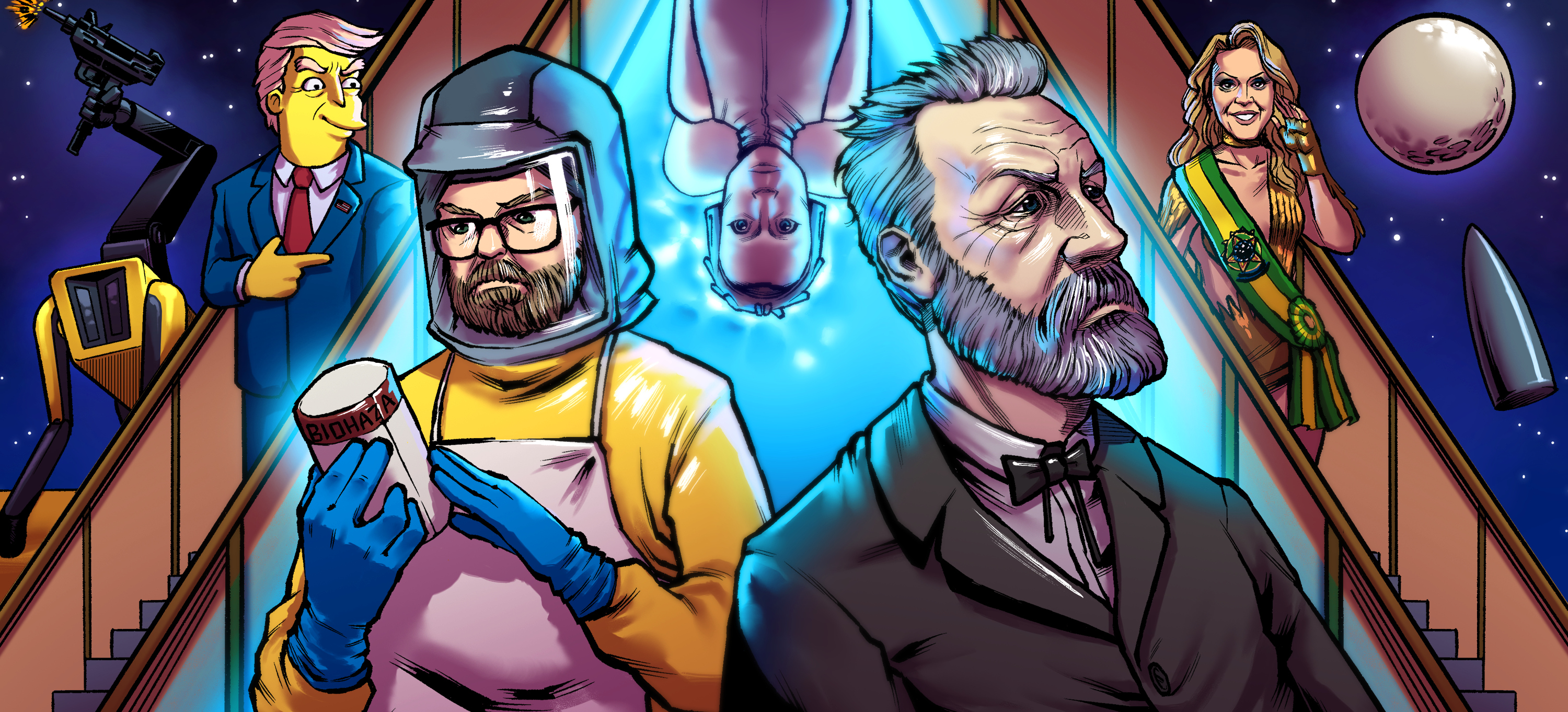 Capa do episódio Ficções prevendo o futuro