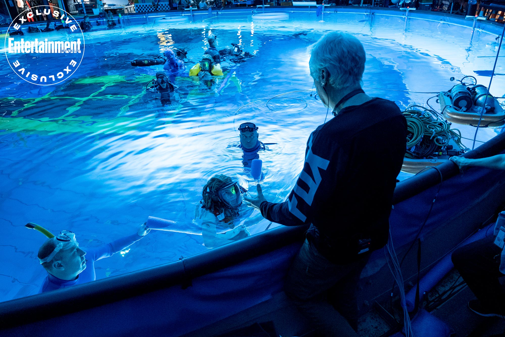 Director James Cameron on set of 20th Century Studios' AVATAR 2. Photo by Mark Fellman. © 2021 20th Century Studios. All Rights Reserved.