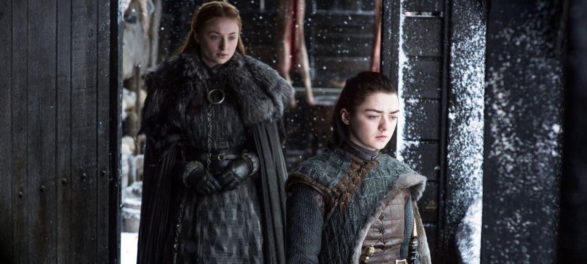 Game of Thrones | Produtores fizeram Sophie Turner e Maisie Williams chorar com pegadinha