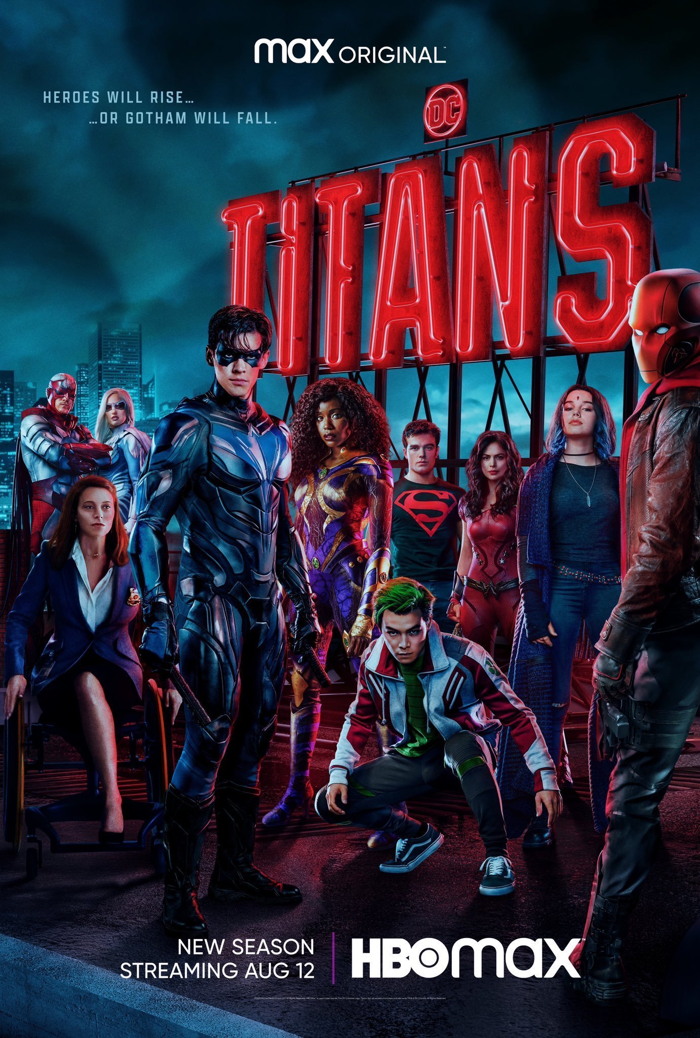 Titans – temporada 3: Atores postam nova foto dos bastidores - Teoria Geek
