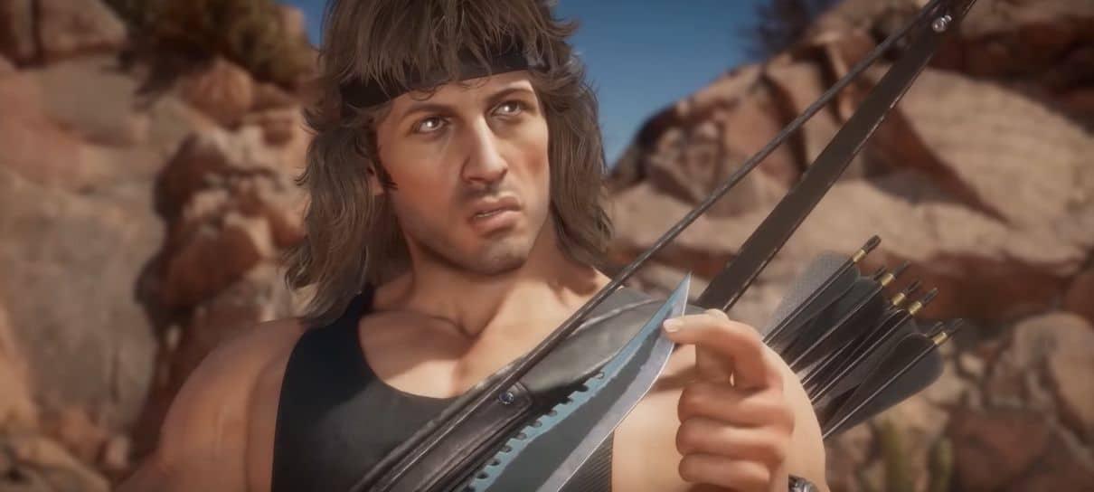Rambo destrói tudo em novo trailer de Mortal Kombat 11