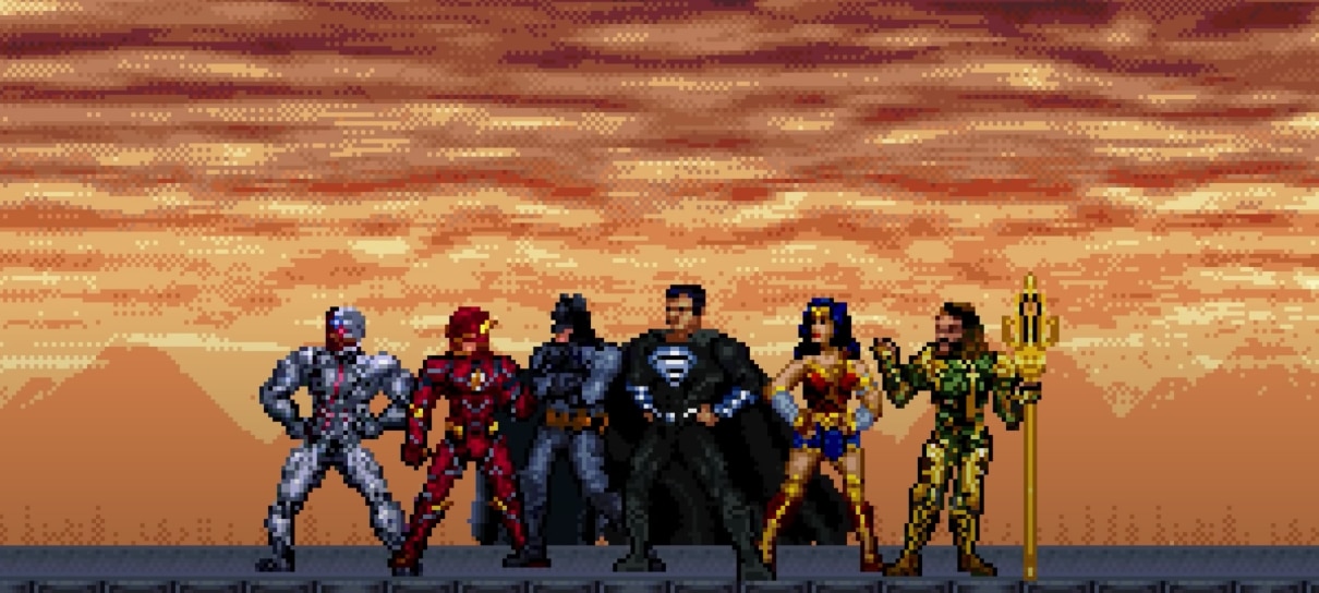 Liga da Justiça | Artista recria trailer do Snyder Cut em 16-bits; assista