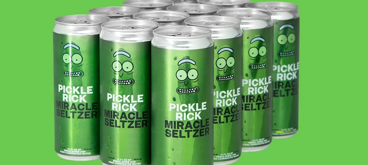 Rick and Morty | Empresa lança bebida sabor Pickle Rick