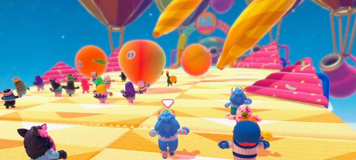Fall Guys anuncia nova fase de Corrida da Esquiva com apenas bananas
