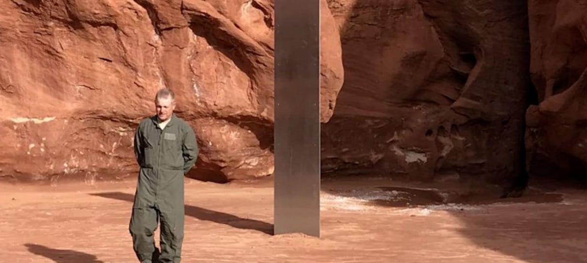 Monolito misterioso encontrado no deserto dos EUA desaparece também misteriosamente