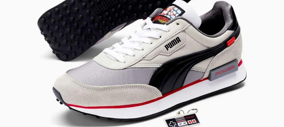 Super Mario Bros. ganha nova linha de tênis temáticos