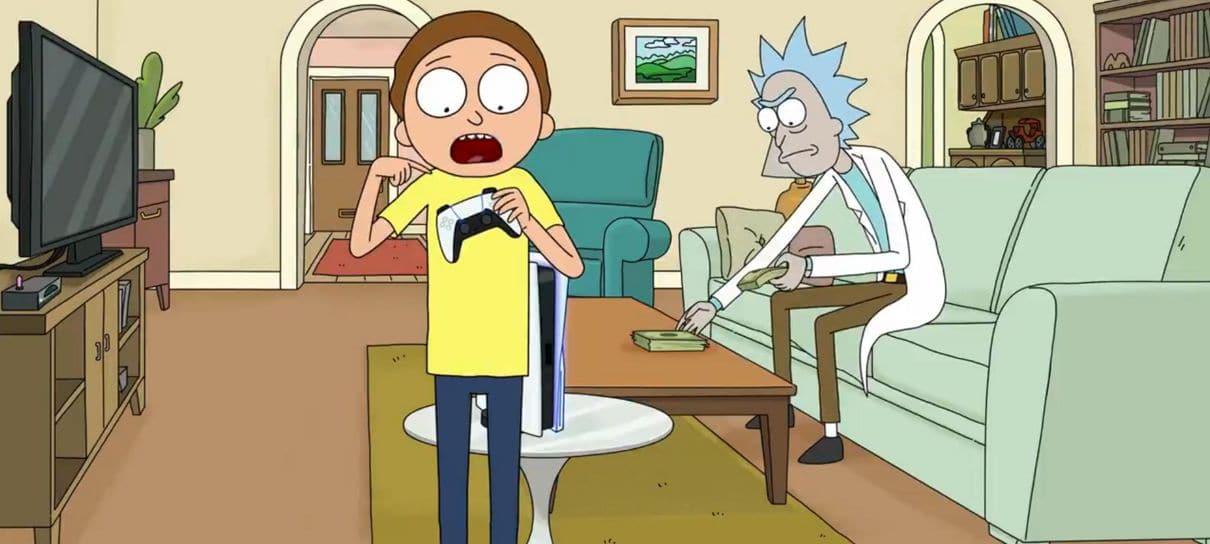 Rick and Morty | Personagens estrelam comercial de PlayStation 5 (ou quase isso)