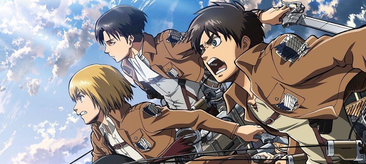 Shingeki no Kyojin Ganha versão dublada com a chegada da