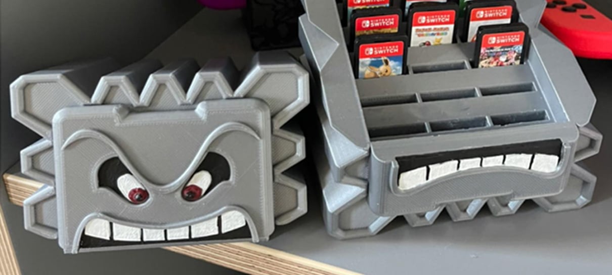 Esse Thwomp de Super Mario vai proteger (e não esmagar) seus cartuchos