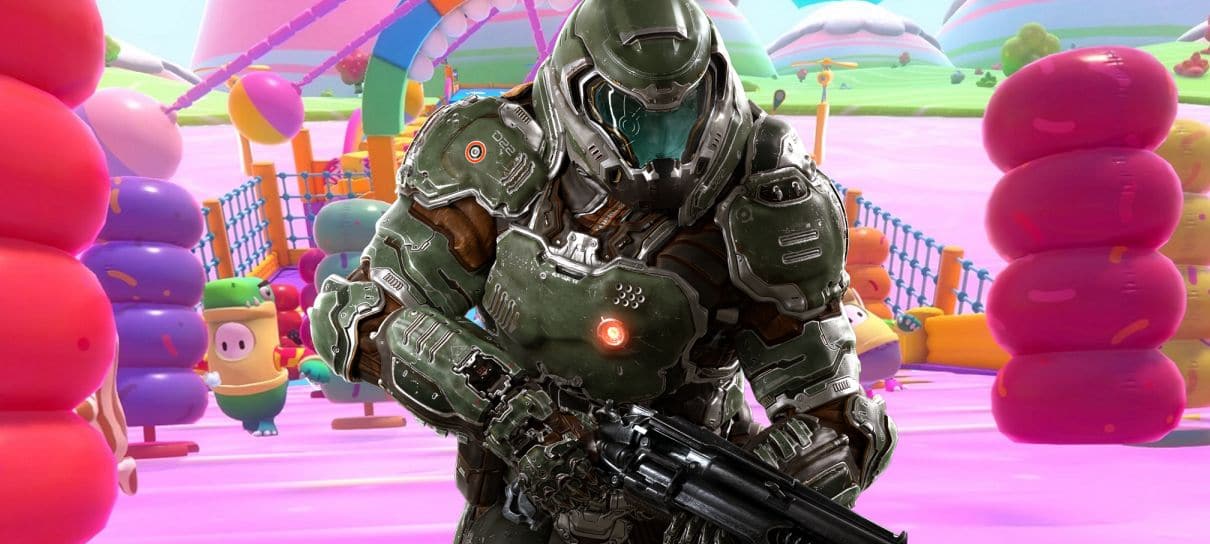 Fall Guys receberá uma skin temática de Doom